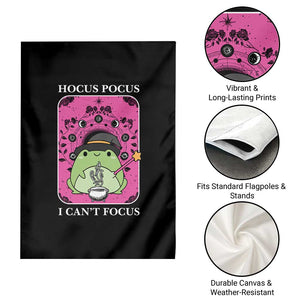 ADHD Meme Garden Flag Neurodivergent Wizard Frog I Cant Focus TS10 Print Your Wear