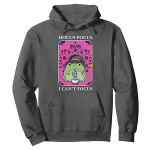 ADHD Meme Hoodie Neurodivergent Wizard Frog I Cant Focus TS10 Dark Heather Print Your Wear