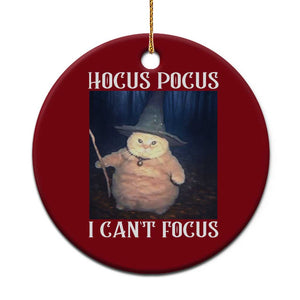 ADHD Cat Meme Ceramic Ornament Neurodivergent Wizard Cat I Cant Focus TS10 1pc Red Print Your Wear