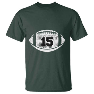 Personalized Football Game Day T Shirt Custom Number Cute Senior Mom Mama TS10 Dark Forest Green Print Your Wear