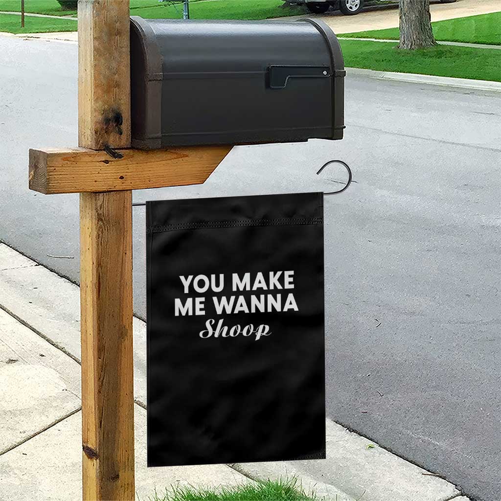 Fun 90s Music Garden Flag You Make Me Wanna