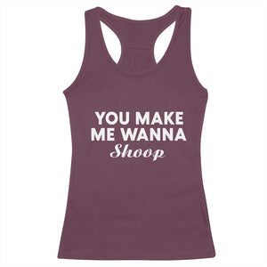 Fun 90s Music Racerback Tank Top You Make Me Wanna