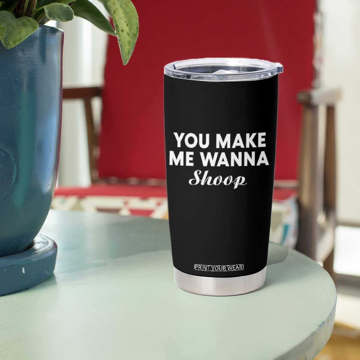 Fun 90s Music Tumbler Cup You Make Me Wanna