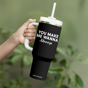 Fun 90s Music Tumbler With Handle You Make Me Wanna