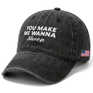 Fun 90s Music Washed Cotton Baseball Cap You Make Me Wanna