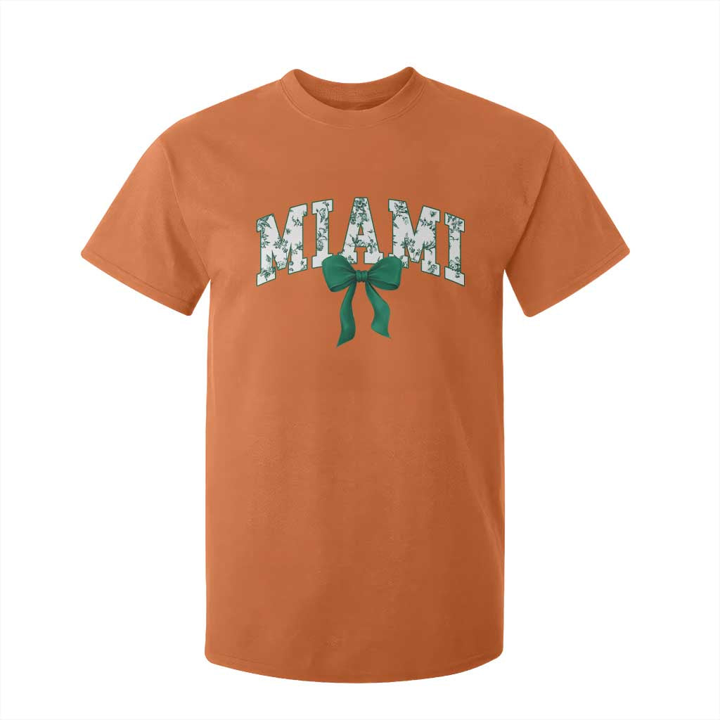 Miami Florida FL Vintage Athletic Sports T Shirt For Kid Florida FL Throwback Design Print Classic