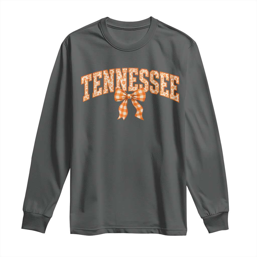 Vintage Tennessee Long Sleeve Shirt Retro Classic TN Orange Print Retro