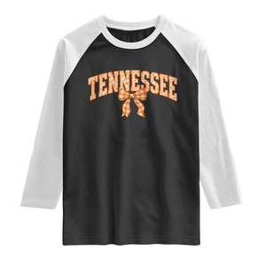 Vintage Tennessee Raglan Shirt Retro Classic TN Orange Print Retro
