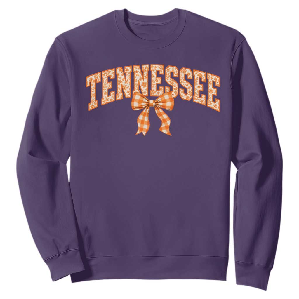 Vintage Tennessee Sweatshirt Retro Classic TN Orange Print Retro