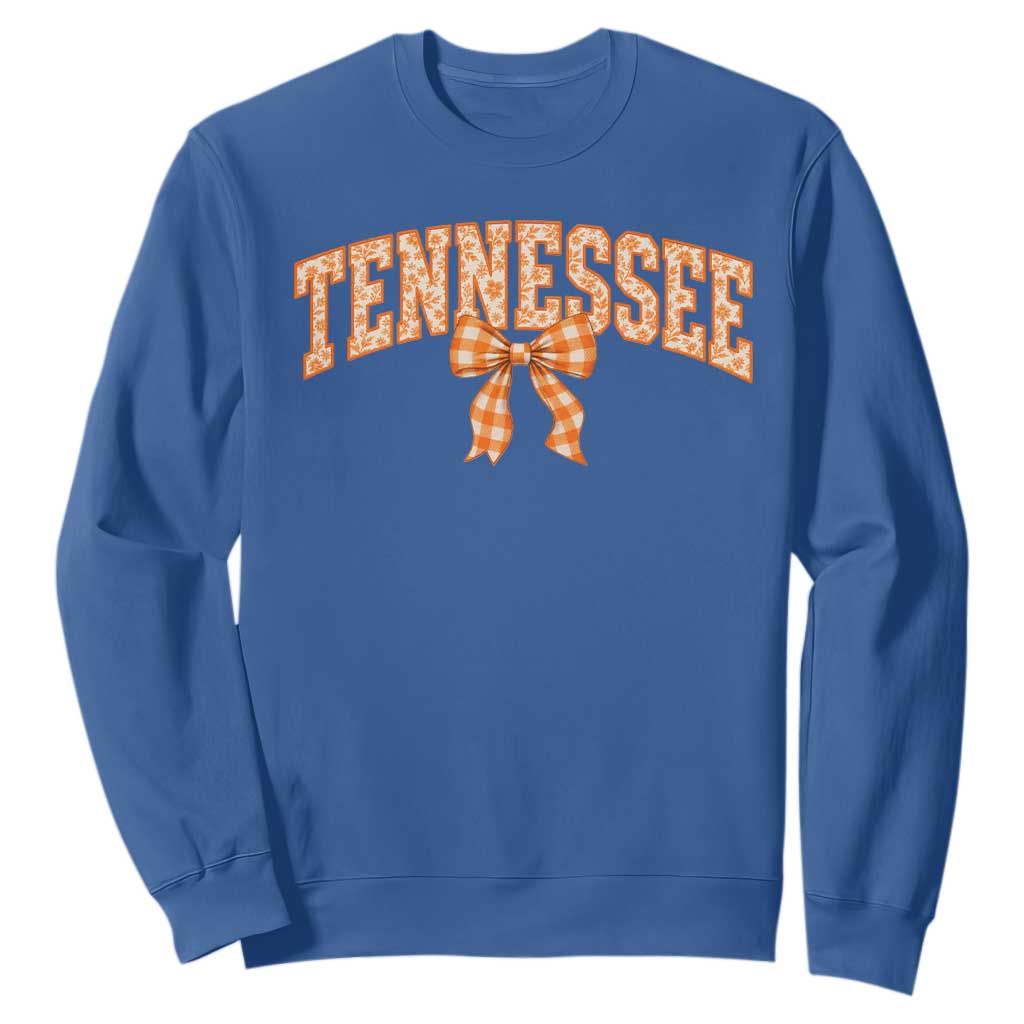 Vintage Tennessee Sweatshirt Retro Classic TN Orange Print Retro