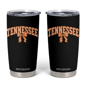 Vintage Tennessee Tumbler Cup Retro Classic TN Orange Print Retro