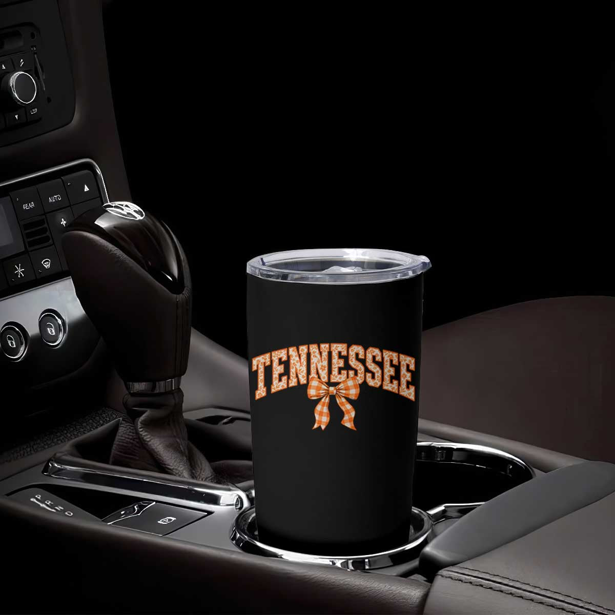 Vintage Tennessee Tumbler Cup Retro Classic TN Orange Print Retro