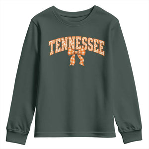 Vintage Tennessee Youth Sweatshirt Retro Classic TN Orange Print Retro