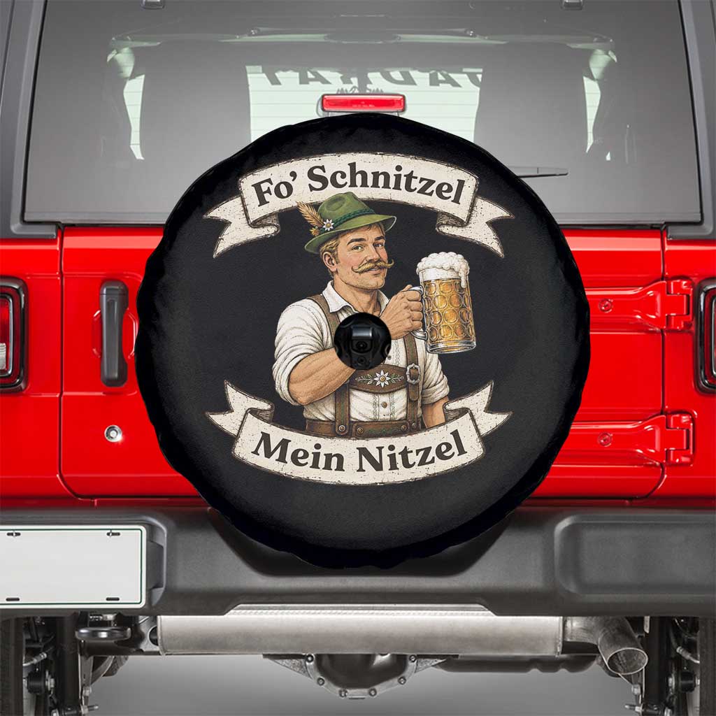 Oktoberfest Fo Schnitzel Mein Nitzel Funny German Spare Tire Cover