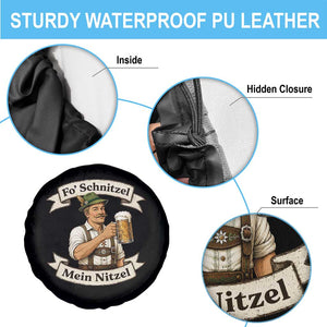 Oktoberfest Fo Schnitzel Mein Nitzel Funny German Spare Tire Cover