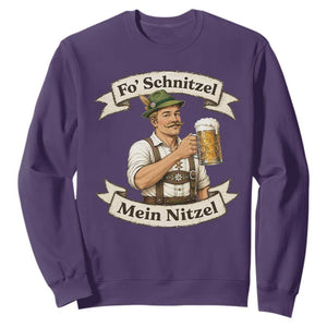 Oktoberfest Fo Schnitzel Mein Nitzel Funny German Sweatshirt