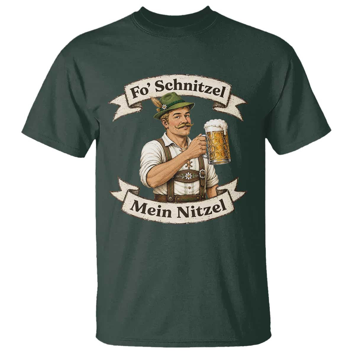 Oktoberfest Fo Schnitzel Mein Nitzel Funny German T Shirt