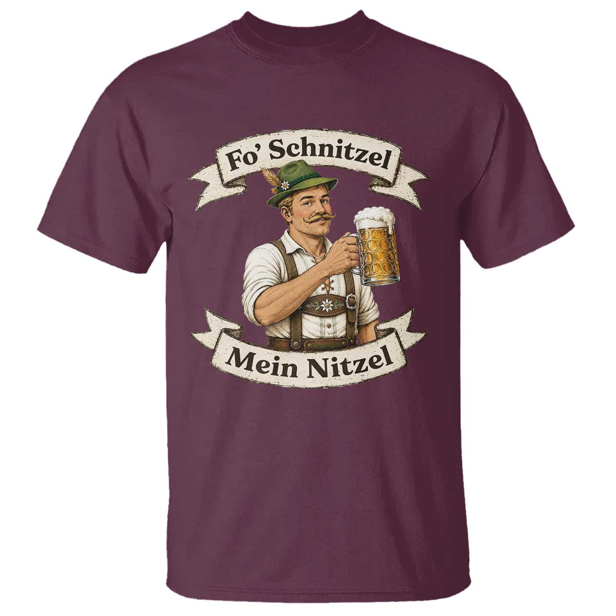 Oktoberfest Fo Schnitzel Mein Nitzel Funny German T Shirt