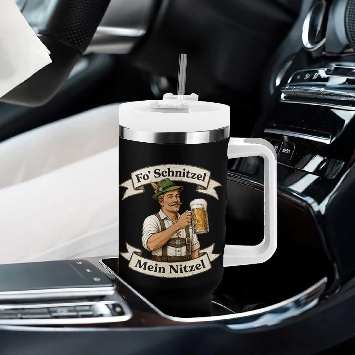 Oktoberfest Fo Schnitzel Mein Nitzel Funny German Tumbler With Handle
