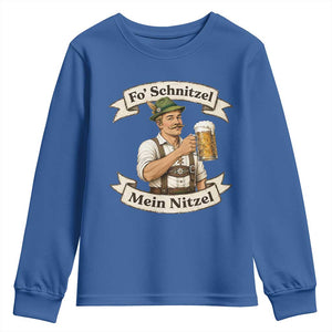 Oktoberfest Fo Schnitzel Mein Nitzel Funny German Youth Sweatshirt