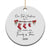 Personalized First Xmas As A Family Of Three Christmas Ornament Custom Name Family With Baby TS10 Print Your Wear