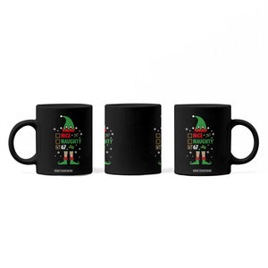 67 Christmas Coffee Mug Funny Six Seven Meme Brainrot Nice Naughty 6 7 Elf Custome TS10 Print Your Wear