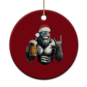 Bigfoot Christmas Ceramic Ornament Most Wonderful Xmas Sasquatch Beer TS10 1pc Red Print Your Wear