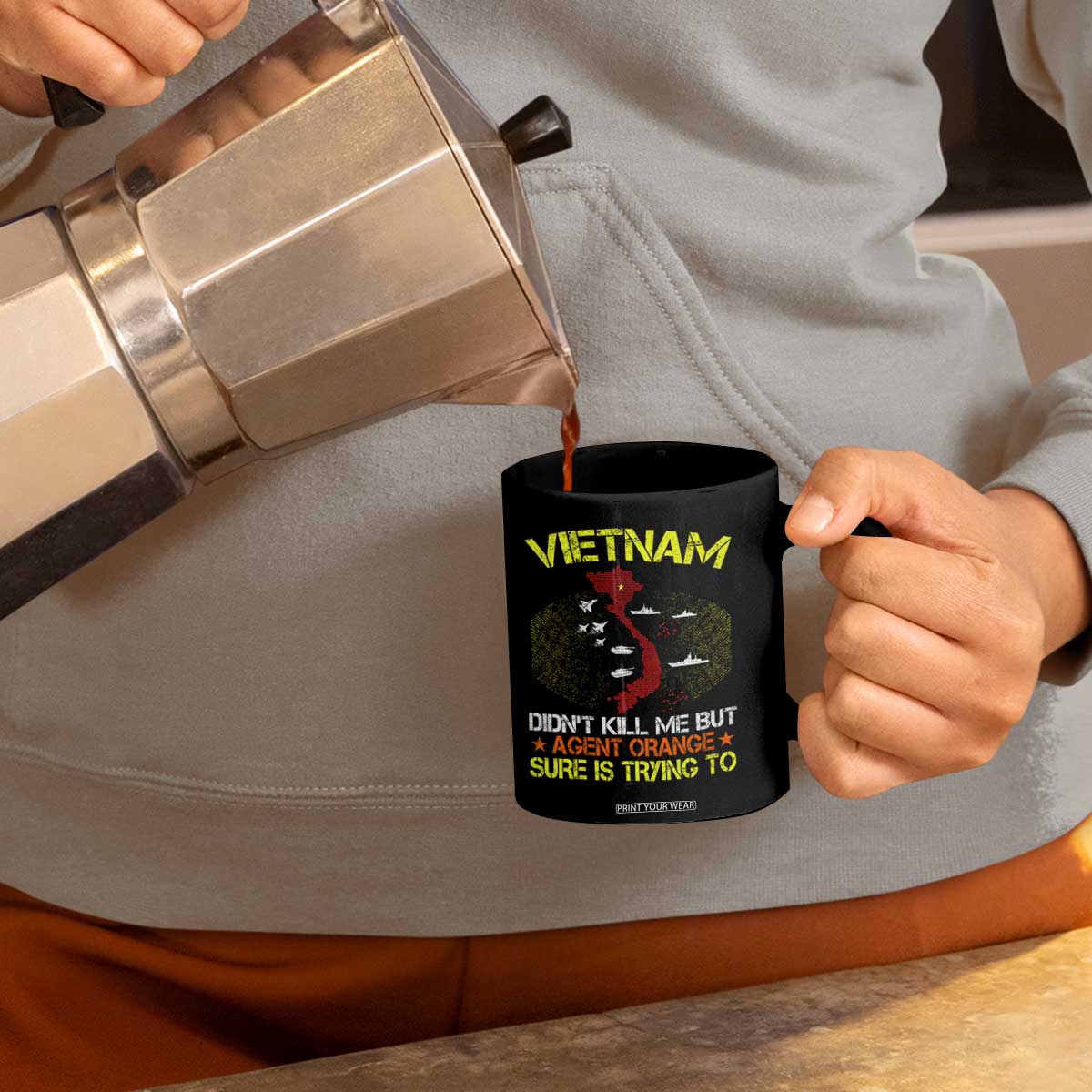 Agent Orange Dioxin Coffee Mug Vietnam Veteran Vet Gifts TS10 Print Your Wear
