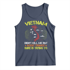 Agent Orange Dioxin Tank Top Vietnam Veteran Vet Gifts TS10 Navy Print Your Wear