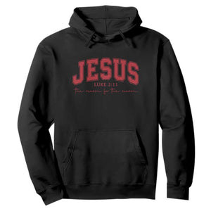 Jesus is the Reason Christmas Hoodie Christian Varsity TS10 Black Print Your Wear
