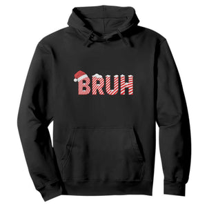 Bruh Christmas Hoodie Funny Saying Meme TS10 Black Print Your Wear