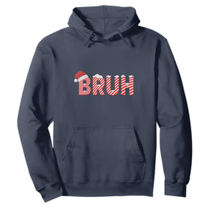 Bruh Christmas Hoodie Funny Saying Meme TS10 Navy Print Your Wear