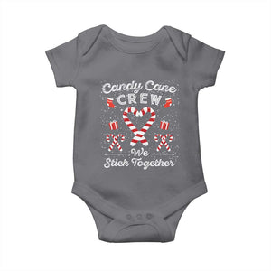 Christmas Family Matching Baby Onesie Candy Cane Heart Holiday TS10 Charcoal Print Your Wear