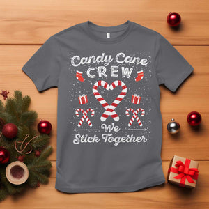Christmas Family Matching T Shirt Candy Cane Heart Holiday TS10 Charcoal Print Your Wear
