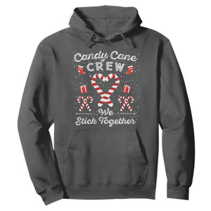 Christmas Family Matching Hoodie Candy Cane Heart Holiday TS10 Dark Heather Print Your Wear