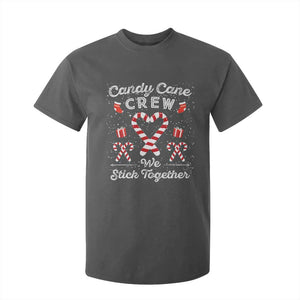 Christmas Family Matching T Shirt For Kid Candy Cane Heart Holiday TS10 Dark Heather Print Your Wear