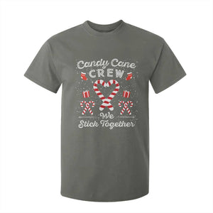 Christmas Family Matching T Shirt For Kid Candy Cane Heart Holiday TS10 Military Green Print Your Wear