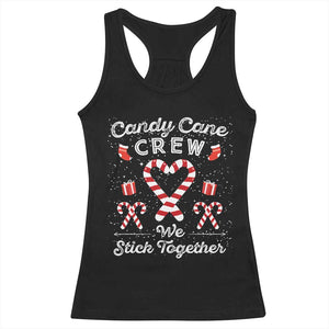 Christmas Family Matching Racerback Tank Top Candy Cane Heart Holiday TS10 Black Print Your Wear