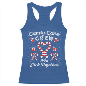 Christmas Family Matching Racerback Tank Top Candy Cane Heart Holiday TS10 Royal Blue Print Your Wear