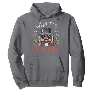 Christmas Nutcracker Hoodie Whats Crackin Funny Xmas TS10 Charcoal Print Your Wear