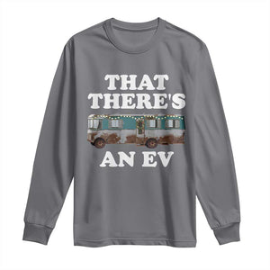 Christmas Movie Long Sleeve Shirt That There's An RV Christmas Vacation Xmas Lights TS10 Charcoal Print Your Wear