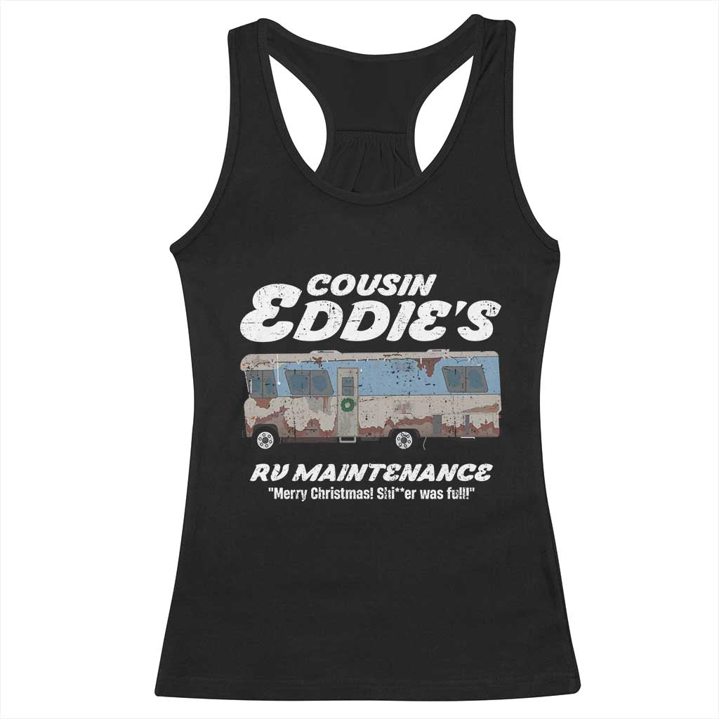 Christmas Movie Racerback Tank Top That There's An RV Christmas Vacation TS10 Black Print Your Wear