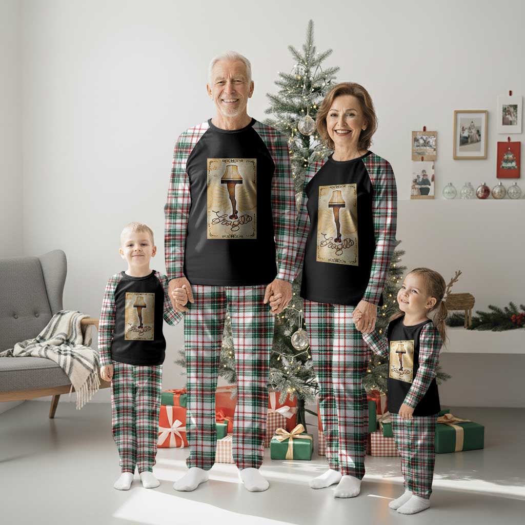 Funny Xmas Movie Plaid Pajama Set Fragile Leg Lamp TS10 Christmas Plaid Print Your Wear