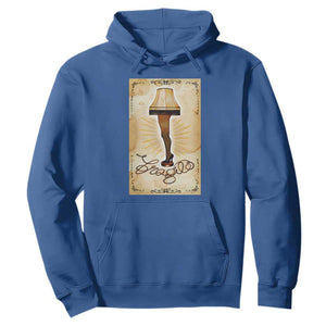 Funny Christmas Movie Hoodie Fragile Leg Lamp TS10 Royal Blue Print Your Wear