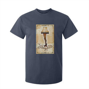 Funny Christmas Movie T Shirt For Kid Fragile Leg Lamp TS10 Navy Print Your Wear