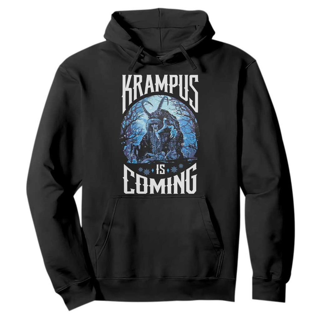 Christmas Krampus Hoodie Krampusnacht Monster Krampus Is Coming TS10 Black Print Your Wear