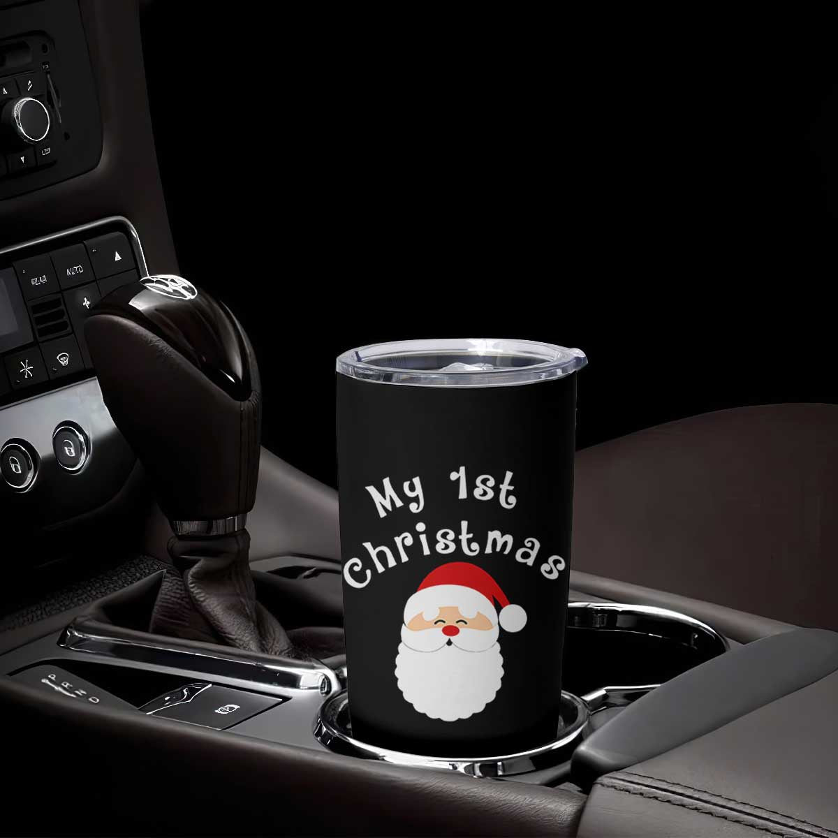 My First Christmas Tumbler Cup Baby's First Holiday Xmas Santa TS10 Print Your Wear