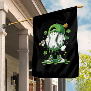 Baseball Drip Icecream Garden Flag Youth Boy St Patricks Day Shamrock Green TS10 Print Your Wear