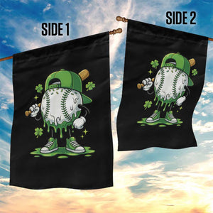 Baseball Drip Icecream Garden Flag Youth Boy St Patricks Day Shamrock Green TS10 Print Your Wear