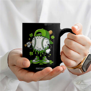 Baseball Drip Icecream Coffee Mug Youth Boy St Patricks Day Shamrock Green TS10 Print Your Wear